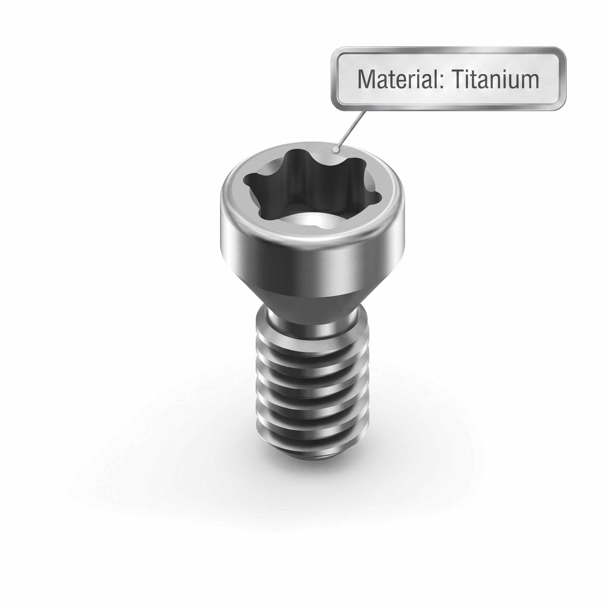 Mediden Straumann Implant Compatible Multi Unit Titanium Abutment Screw (SMUS) (Pack of 10)