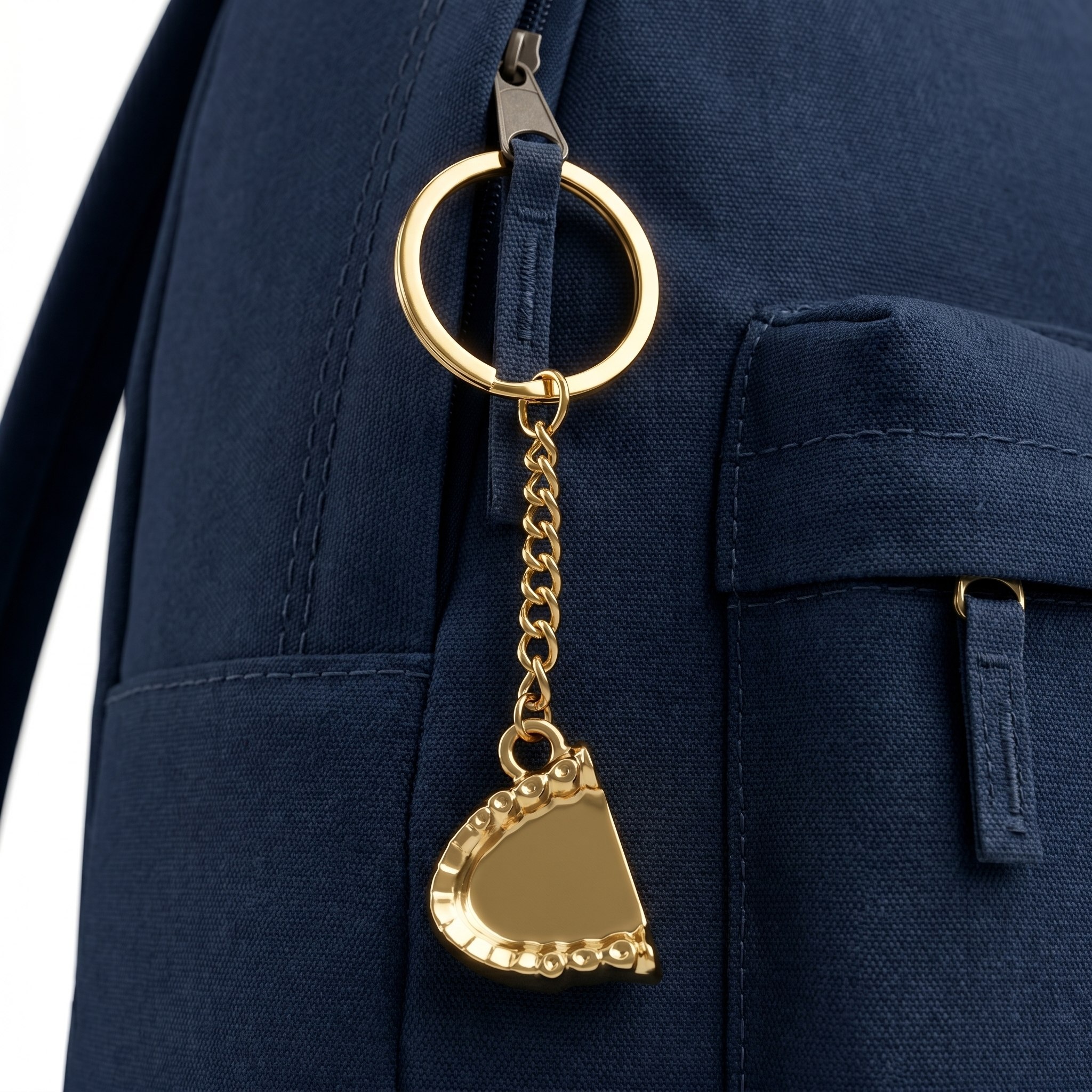 Dental Golden Denture Key Chain