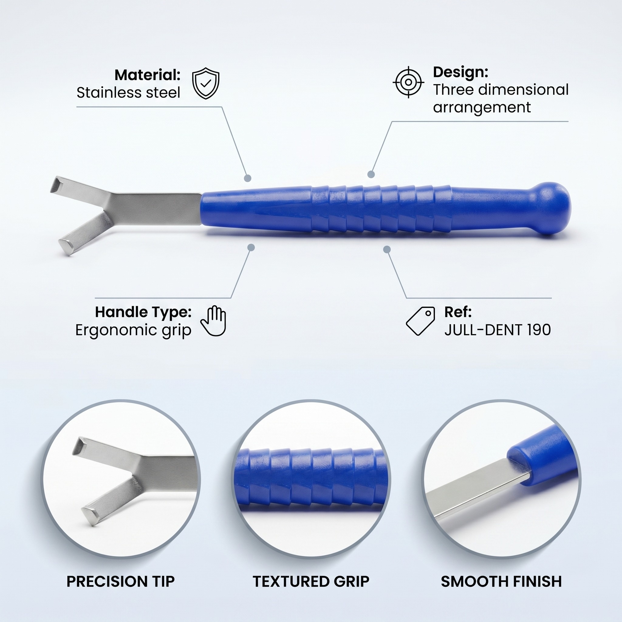 Julldent Zygoma Retractor 1.0 (JULL-DENT 190)