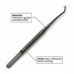 Julldent Micro Surgical Forcep – Black Series (JULL-DENT 041) - 2