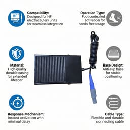 Zylo Electrocautery Unit HF-1 - Foot Pedal  - 3