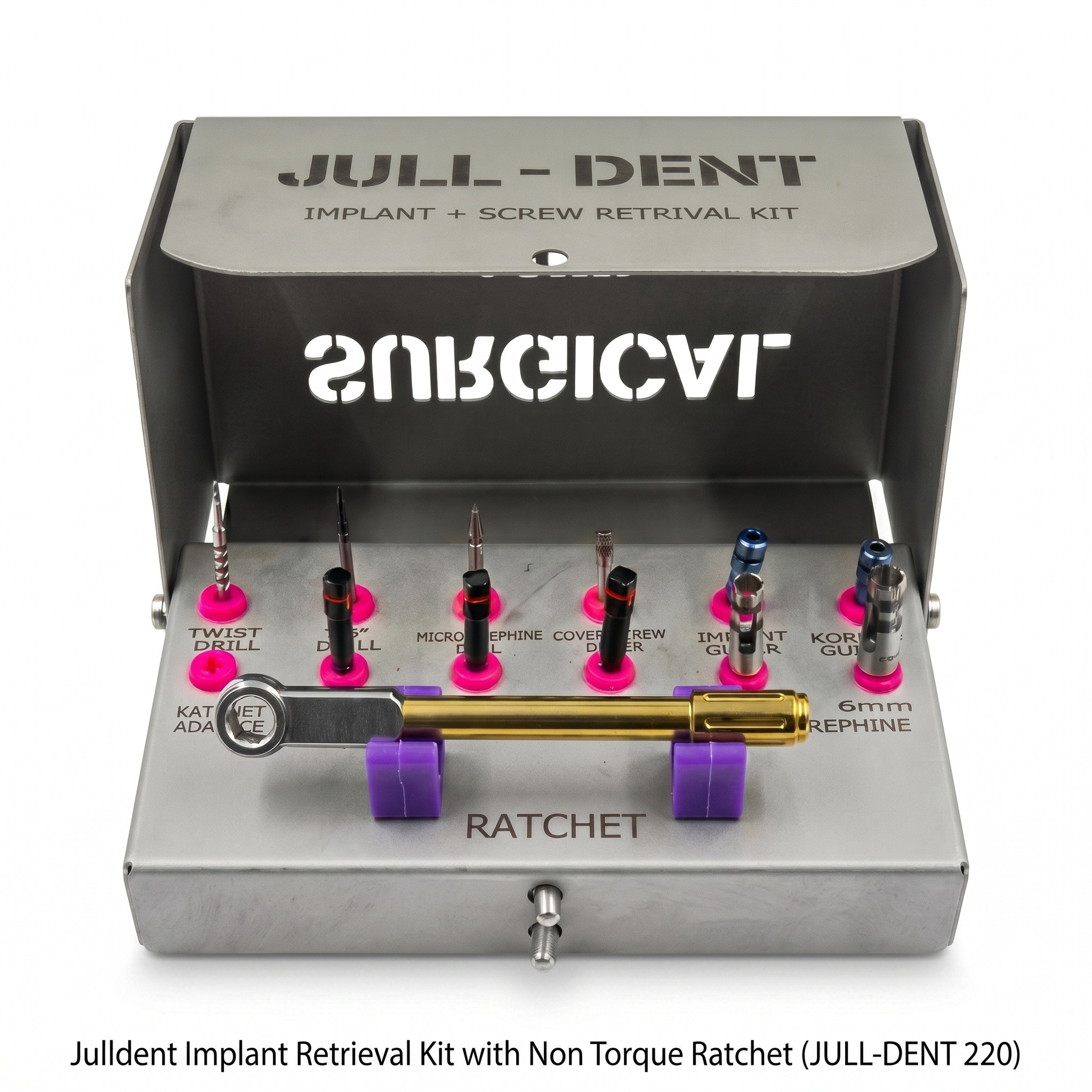 Julldent Implant Retrieval Kit with Non Torque Ratchet (JULL-DENT 220)