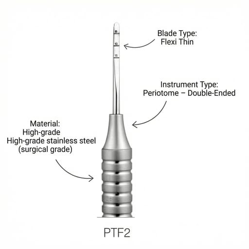 GDC Periotomes Flexi (PTF2)