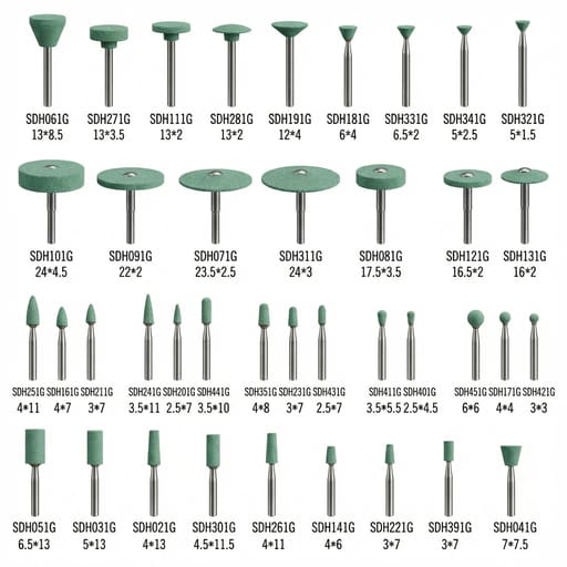 Labodent Diamond Stones Kit HP For Zirconia Grinding And Polishing