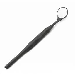 Hahnenkratt Relax FS Rhodium Mouth Mirror #5 (Anthracite Grey)