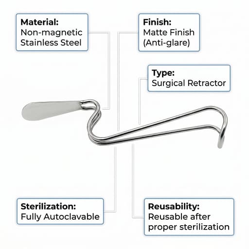 Julldent Bishop Third Molar Retractor (JULL-DENT 226)
