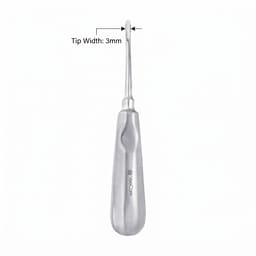 Veecare Straight Serrated Elevator - 3mm - 2