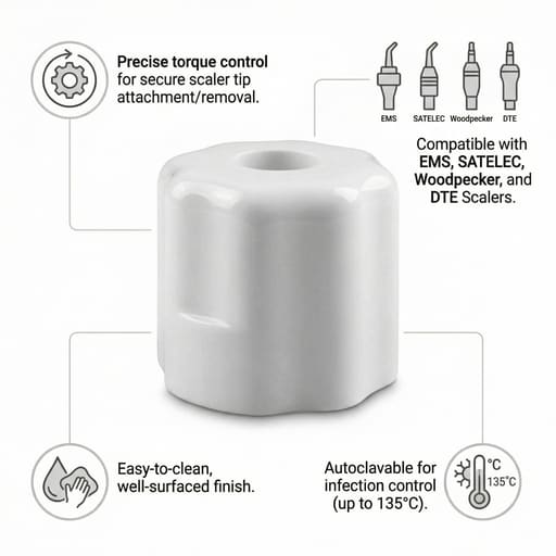 Waldent Anytooth Scaler Tip Torque Wrench