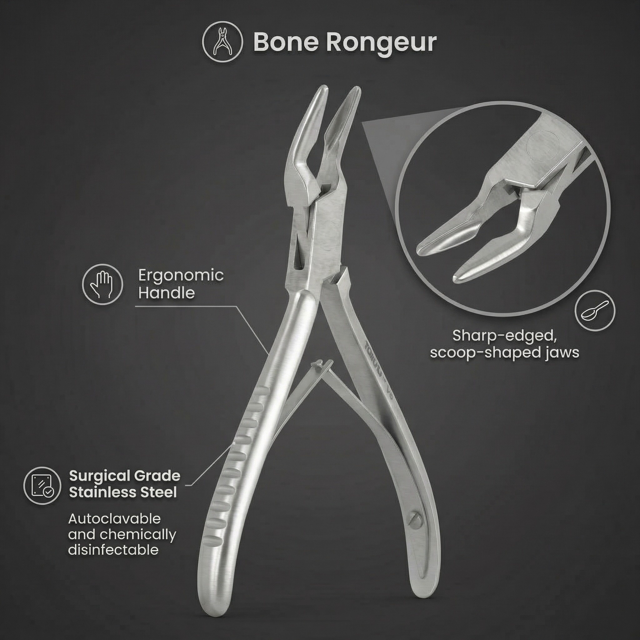 GDC Bone Rongeurs Friedman - 14.0cm (RF)