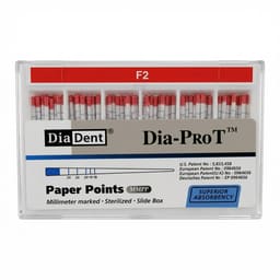Diadent Pro T Paper Points # F2 (Pack of 100)