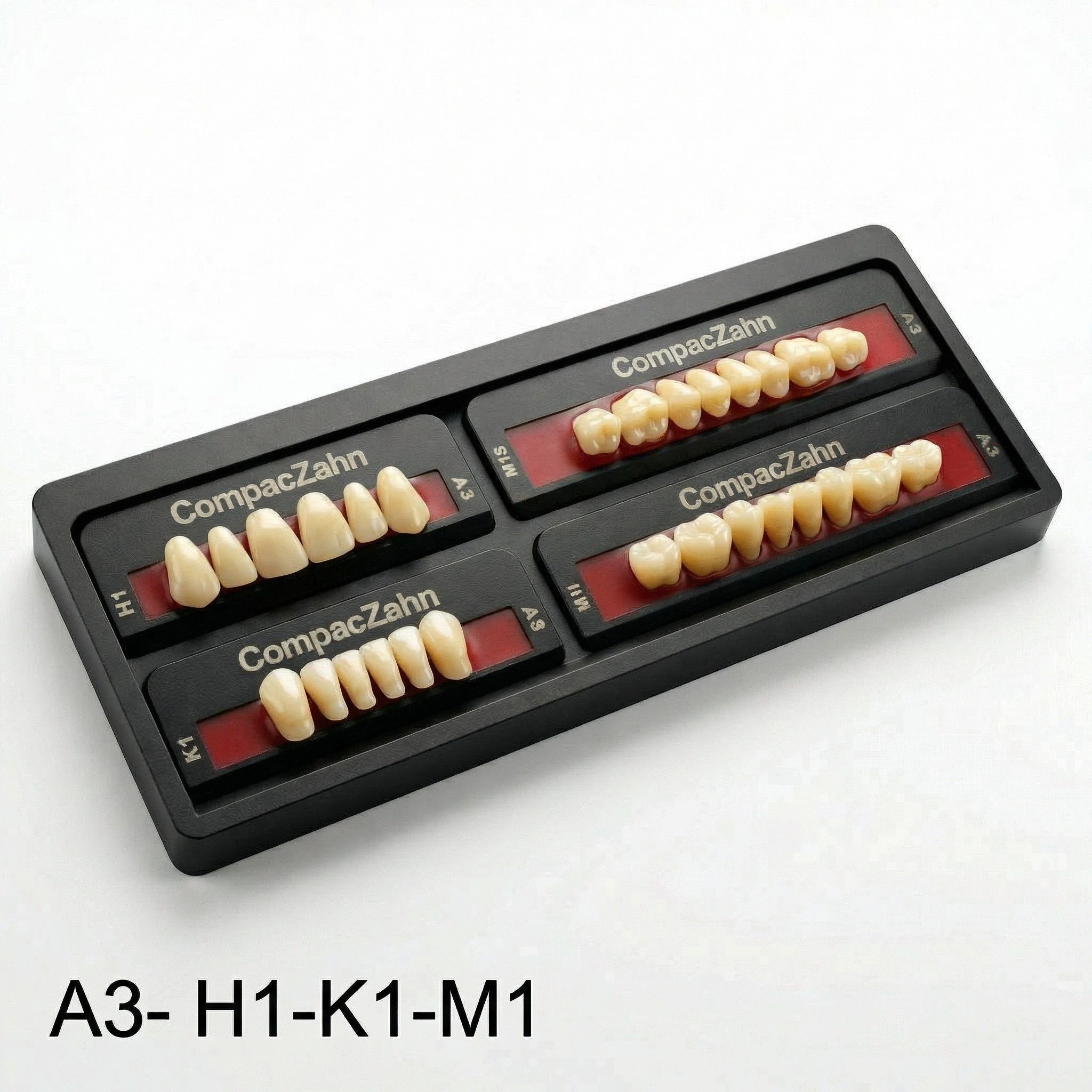 Rubydent CompacZahn Acrylic Denture Teeth A3 (Set of 28)