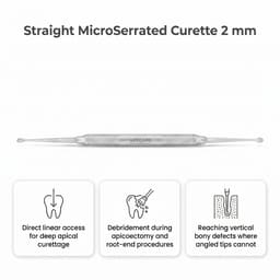 Veecare Serrated Curette - Set of 4 - 6