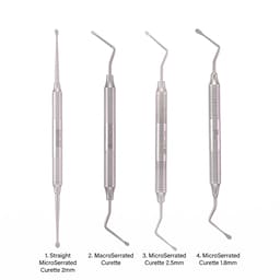Veecare Serrated Curette - Set of 4 - 8