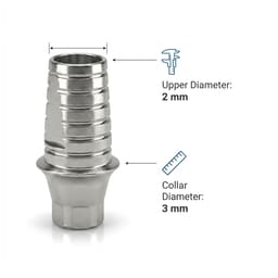 Dentaltech Nobel Compatible Ti Base - NP - 3