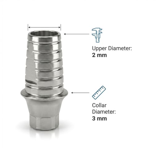 Dentaltech Nobel Compatible Ti Base - NP