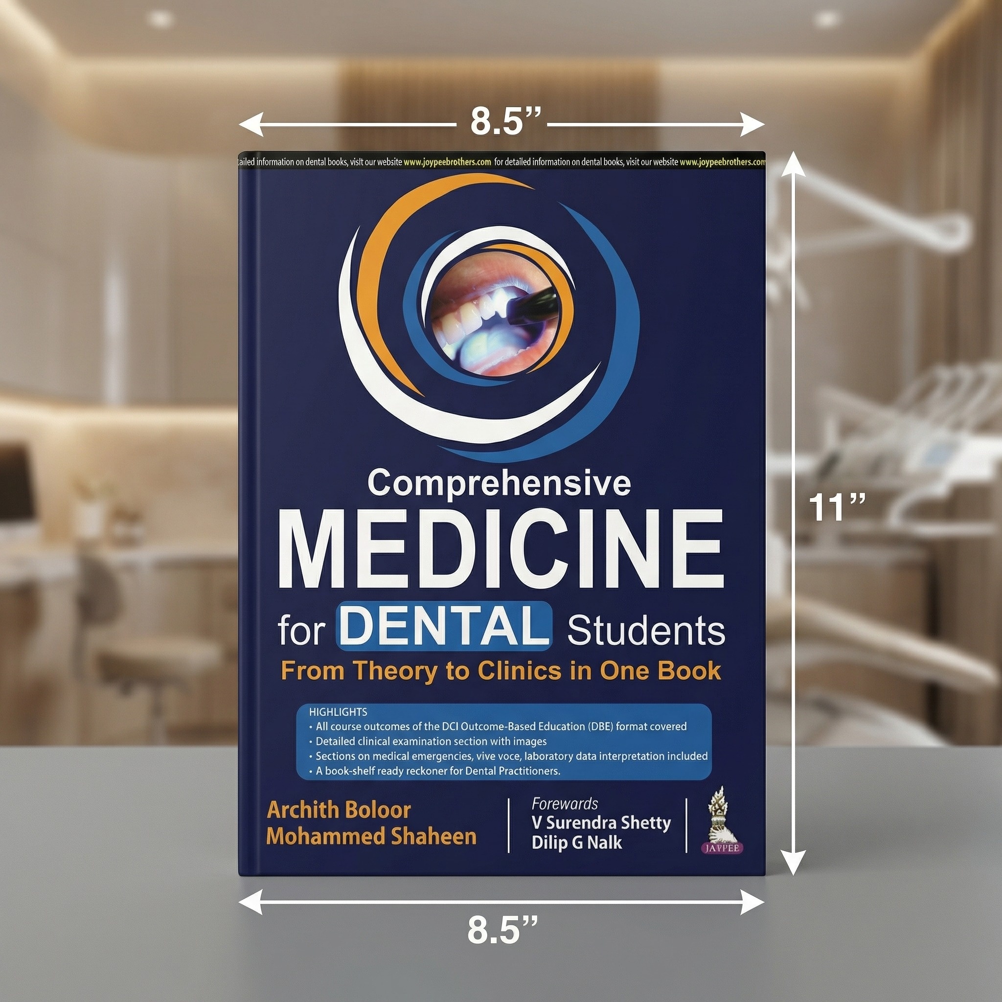 Jaypee Medical Comprehensive Medicine for Dental Students: From Theory to Clinics in One Book (ISBN - 654916)