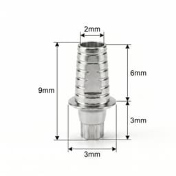 Dentaltech Straumann BLX Compatible Ti Base - RB - 2
