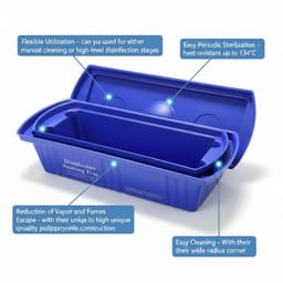 Life Steridex Disinfection Soaking Tray (Cidex Tray) - 5 Liters  - 6