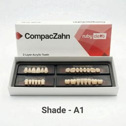 Rubydent CompacZahn Acrylic Denture Teeth A1 (Set of 28)