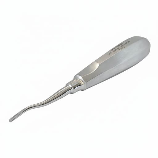 Waldent Root Elevator With Mesial Serrated Tip - 77R (2/132)