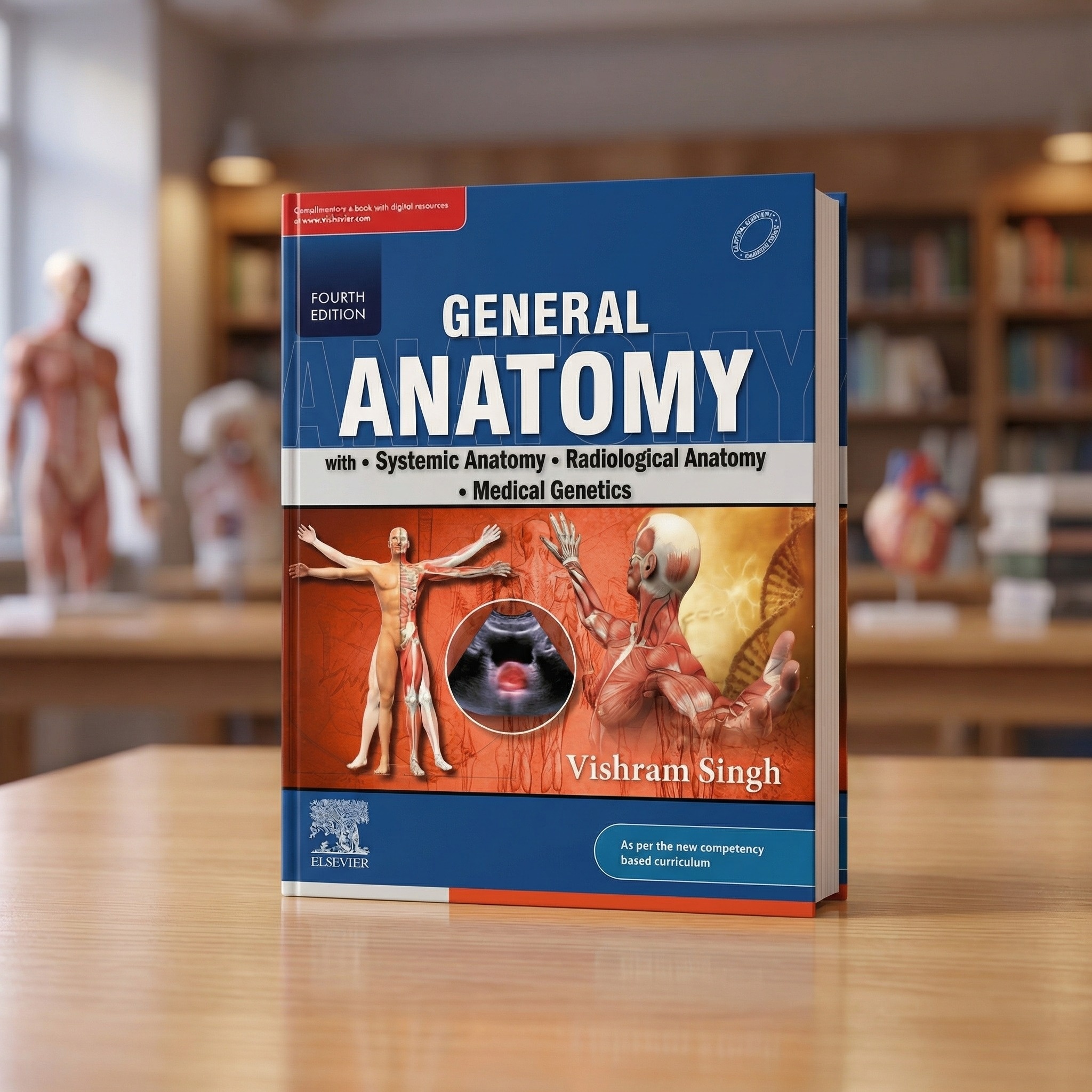 General Anatomy With Systemic Anatomy, Radiological Anatomy & Medical Genetics 4th Edition (ISBN - 264874)