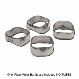 OSL Preformed Non - Convertible 1st Molar Plain Bands (Pack Of 4)