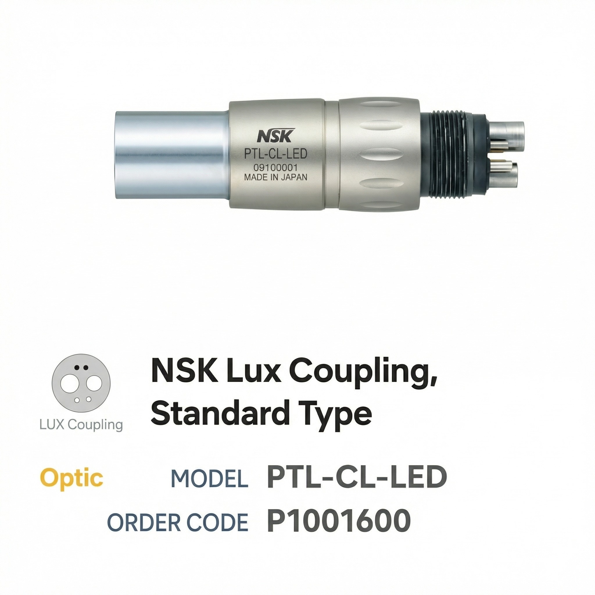 NSK PTL CL LED Handpiece Coupling (P1001600)