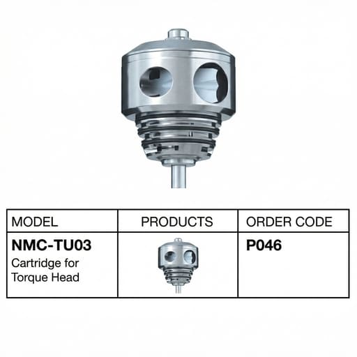 NSK NMC-TU03 Cartridge for Mach Lite XT Super Torque Airotor (P046)