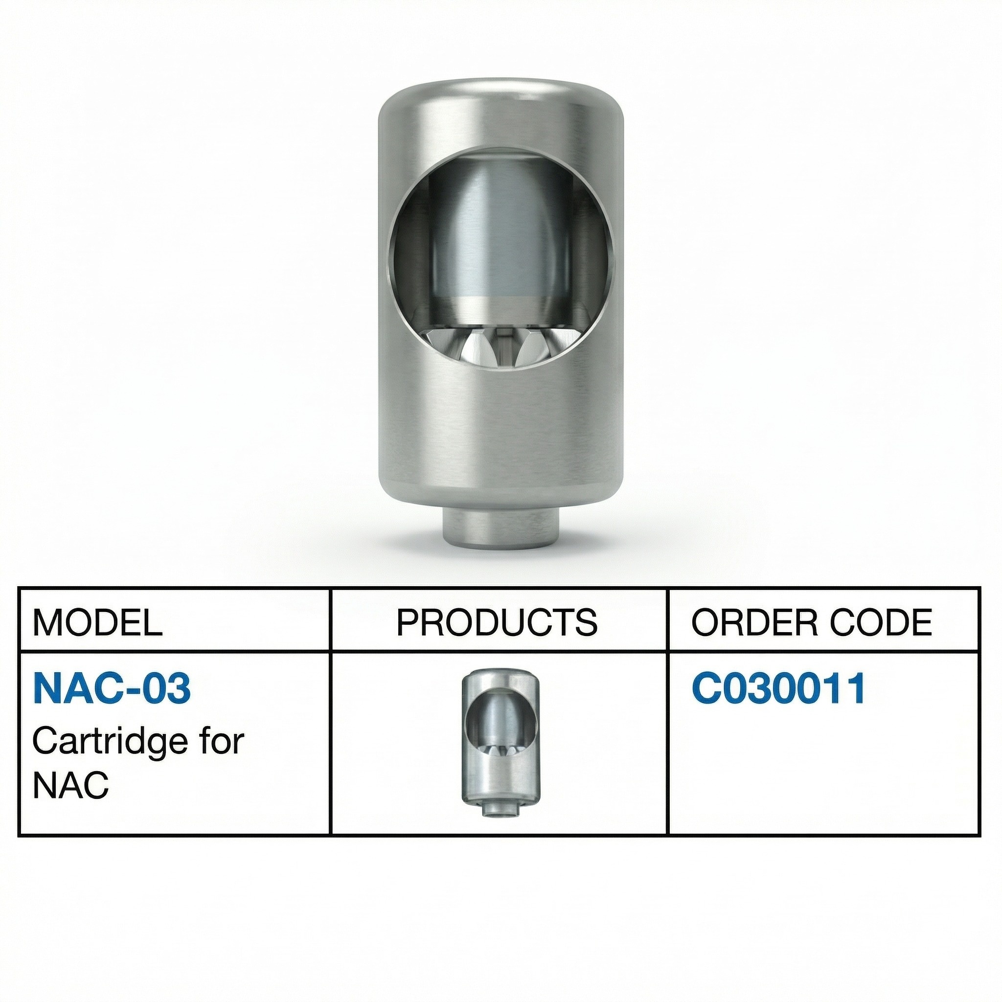 NSK Replacement Cartridge for NAC & FX22 Contra-Angle (C030011)