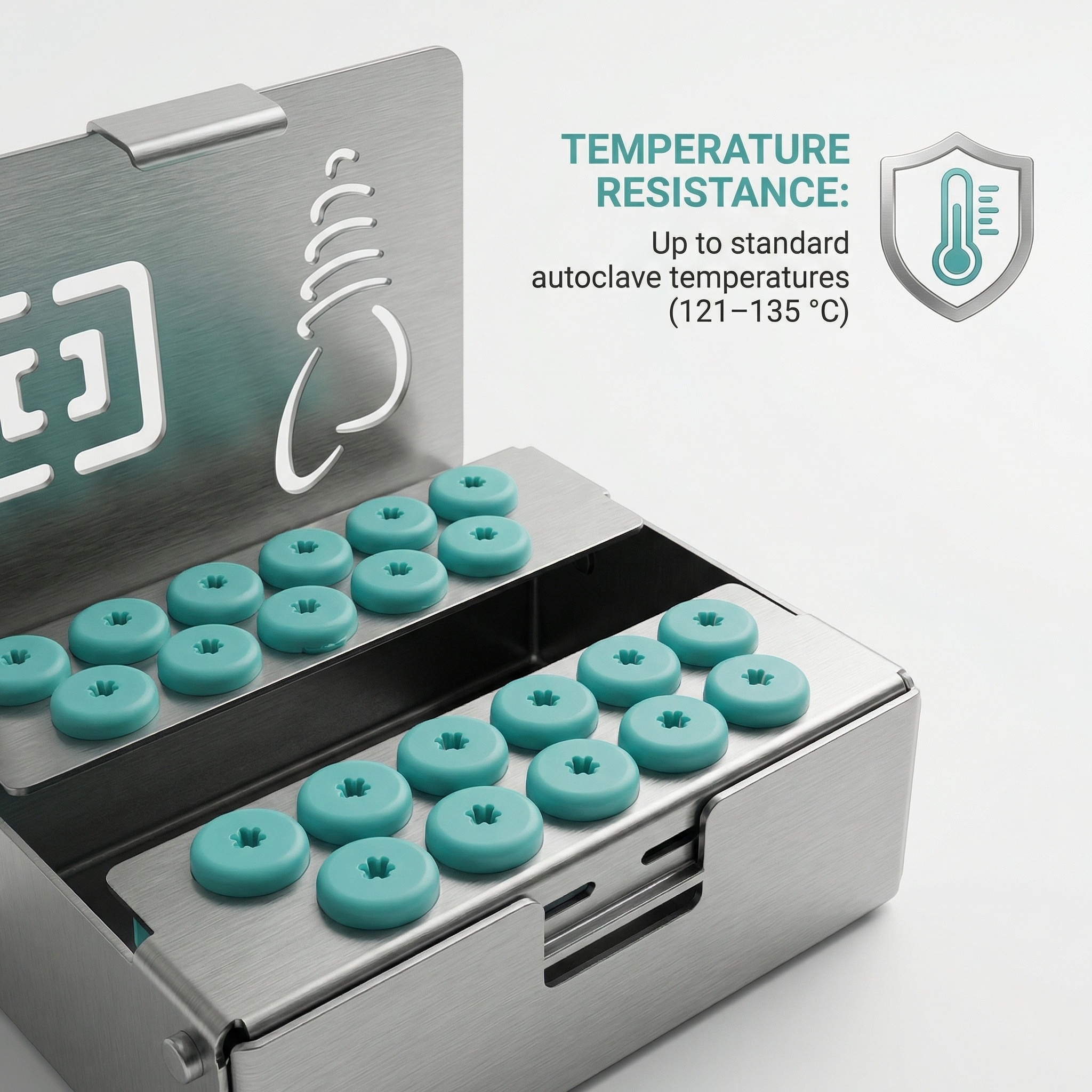 Julldent 22 Slot Autoclavable Bur Box (JULL-DENT 050C)