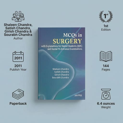 Jaypee Medical MCQs In Surgery With Explanations For Dental Students (ISBN - 254202)