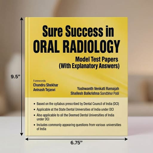 Jaypee Medical Sure Success In Oral Radiology - Model Test Papers With Explanatory Answers (ISBN - 253441)   