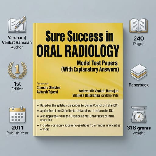 Jaypee Medical Sure Success In Oral Radiology - Model Test Papers With Explanatory Answers (ISBN - 253441)   