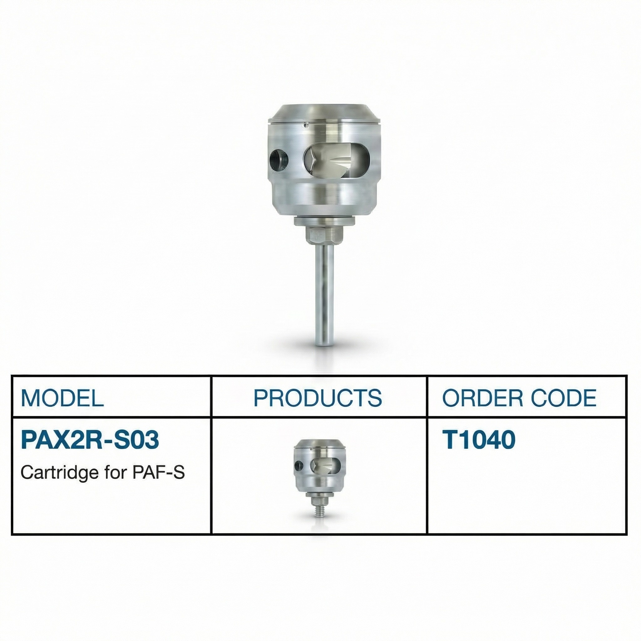 NSK PAX2R-S03 Cartridge for Pana Air FX Standard Chuck Airotor (T1040)