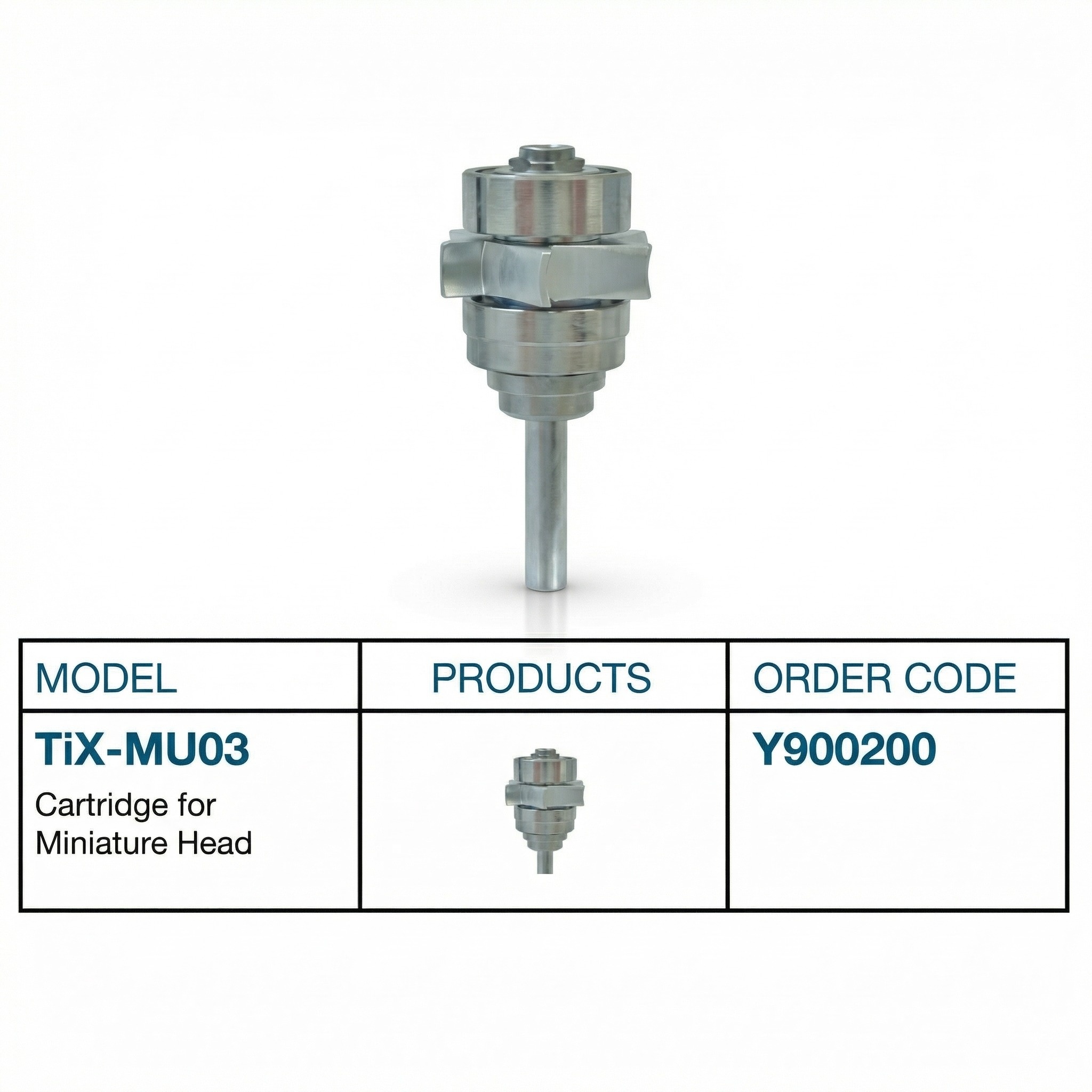NSK TIX-MU03 Cartridge for Ti-Max Miniature Airotor (Y900200)