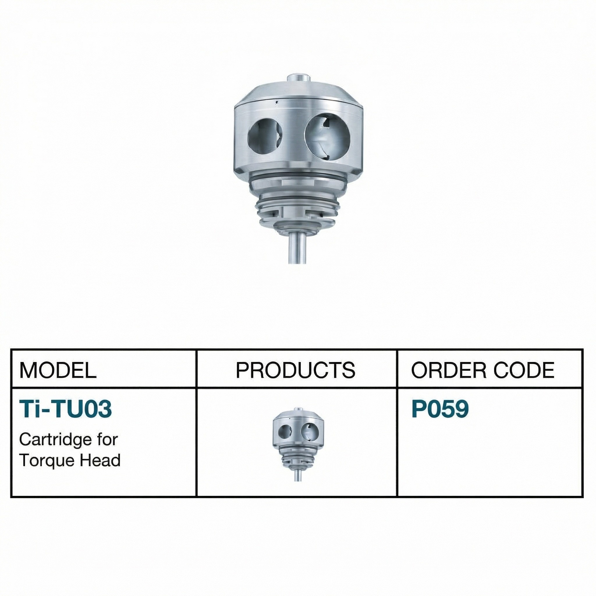 NSK TI-TU03 Cartridge for Borden Super Torque Airotor (P059)