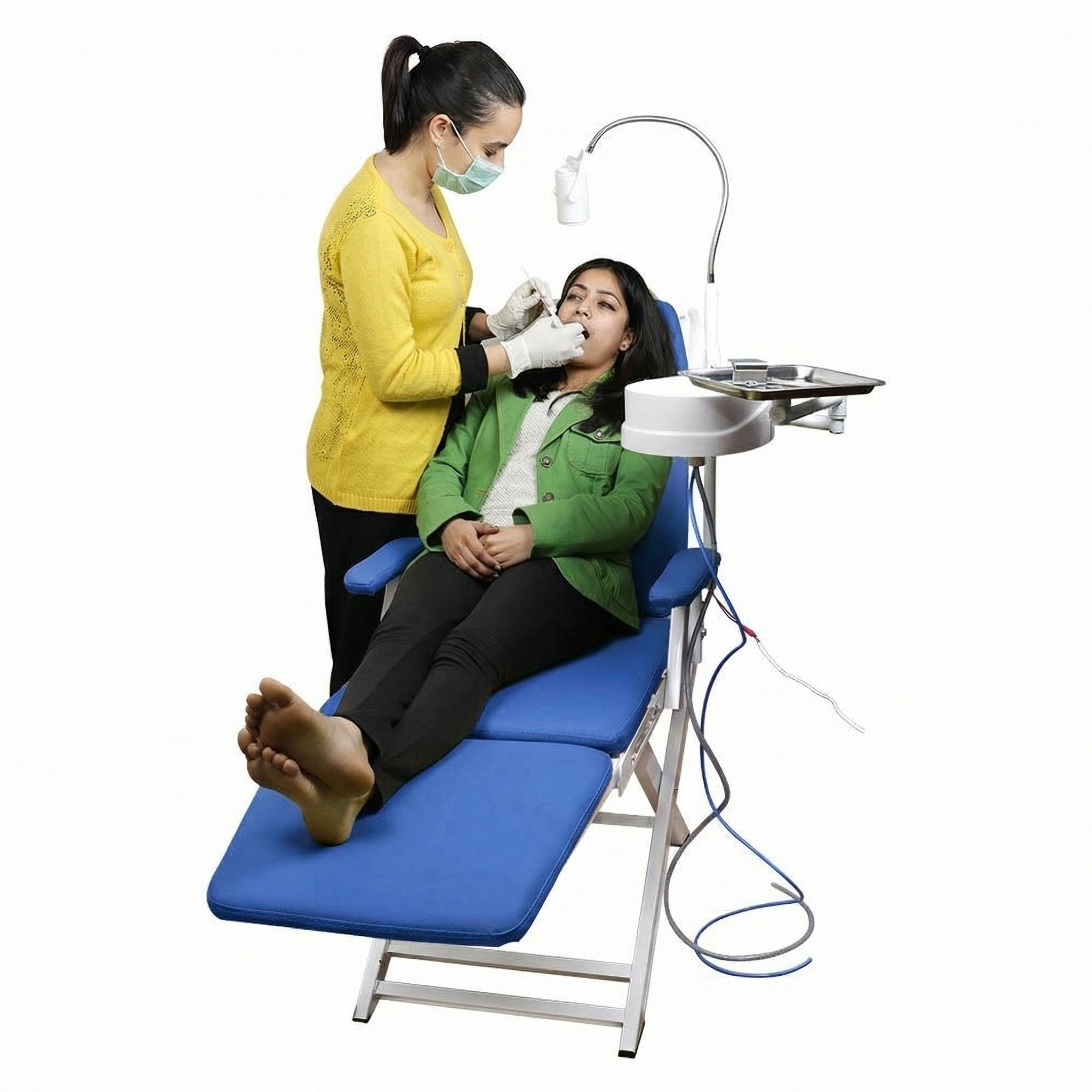 Waldent Eezee Portable Dental Chair - Blue