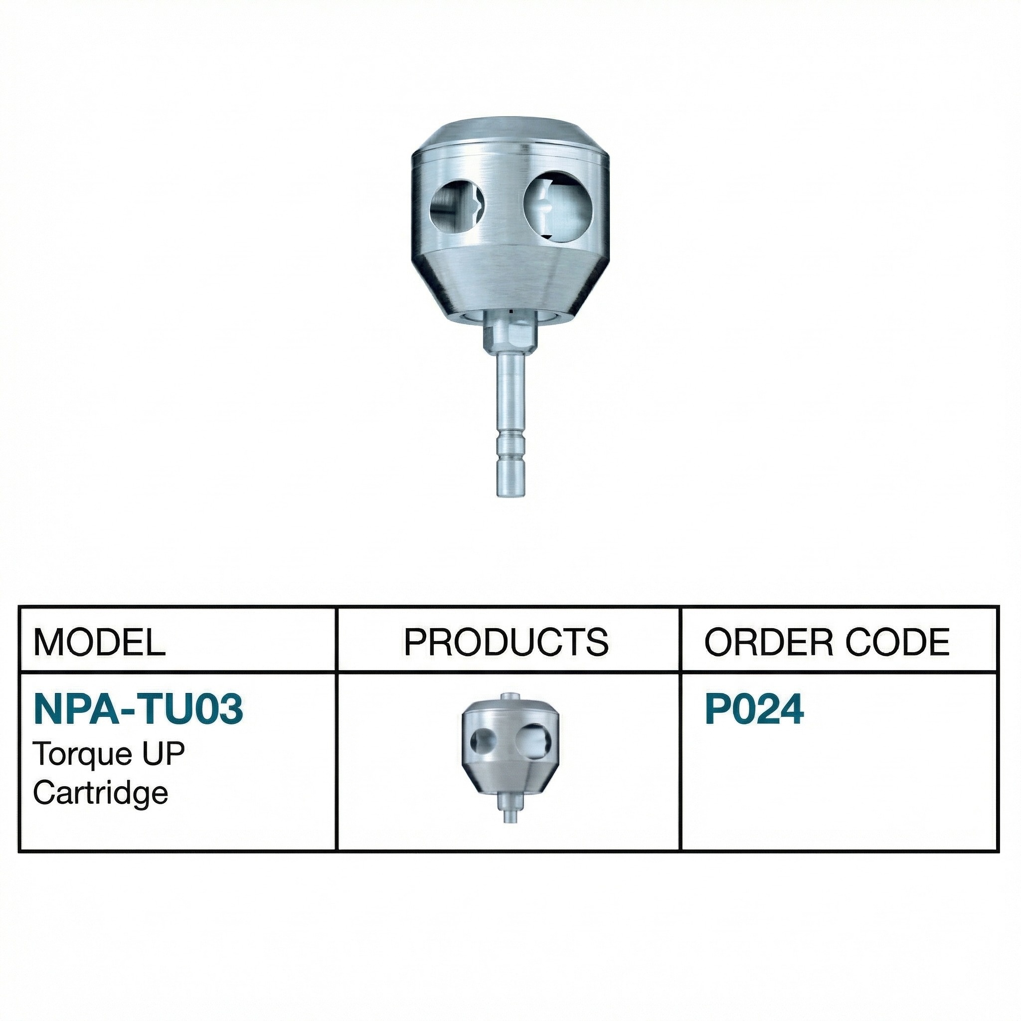 NSK NPA-TU03 Cartridge for Pana Air Super Torque Airotor (P024)