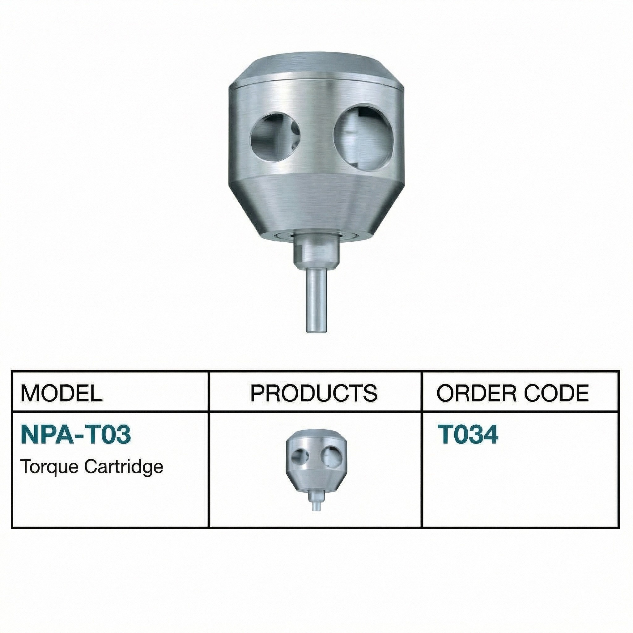 NSK NPA-T03 Cartridge for Pana Air Super Torque Airotor (T034)