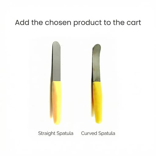 Dental Plaster Mixing Spatula
