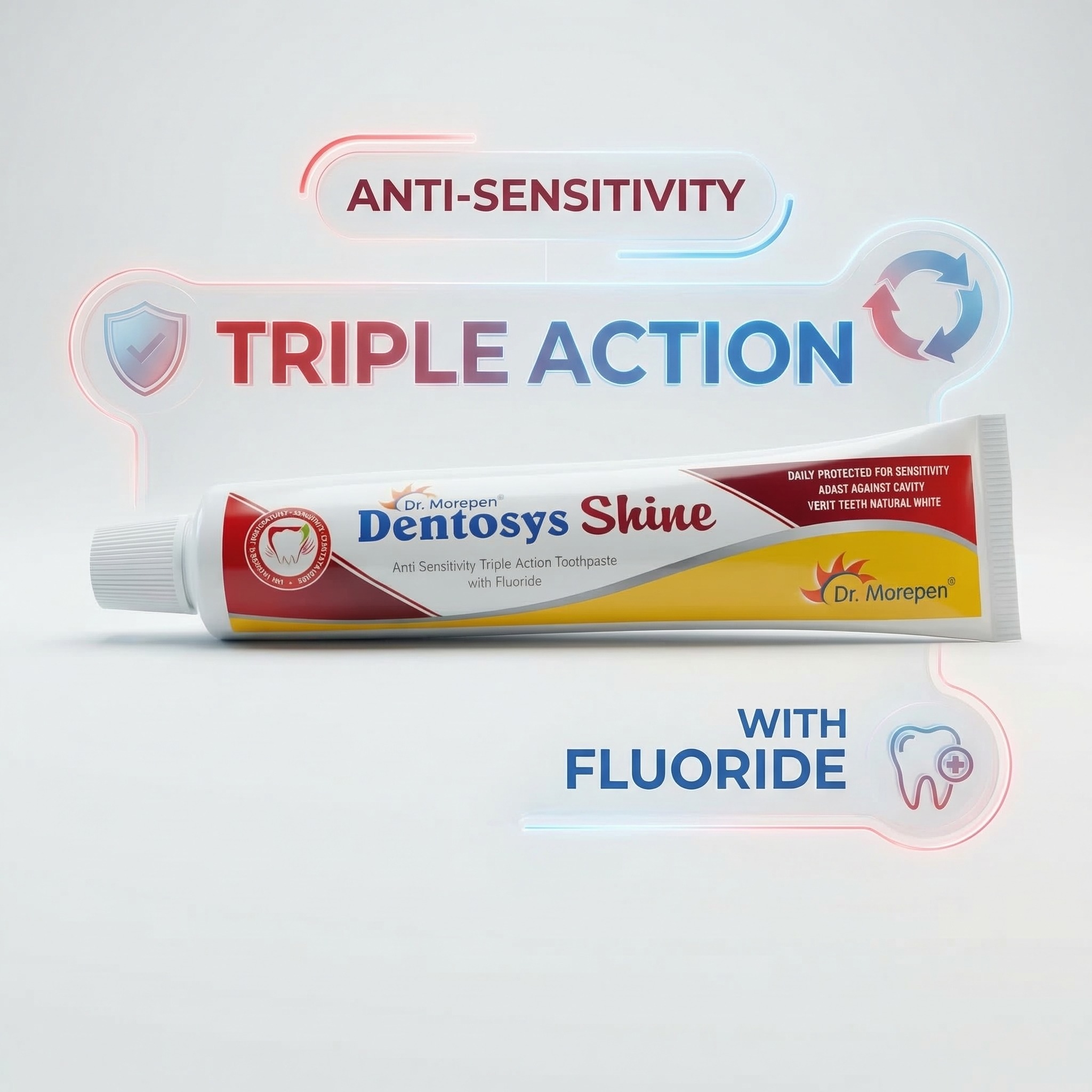 Dr. Morepen Dentosys Shine Toothpaste (Pack of 1)