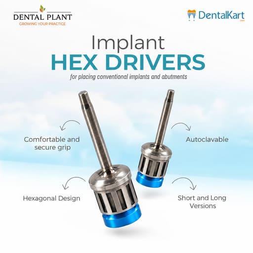 Dentalplant Implant Hex Drivers