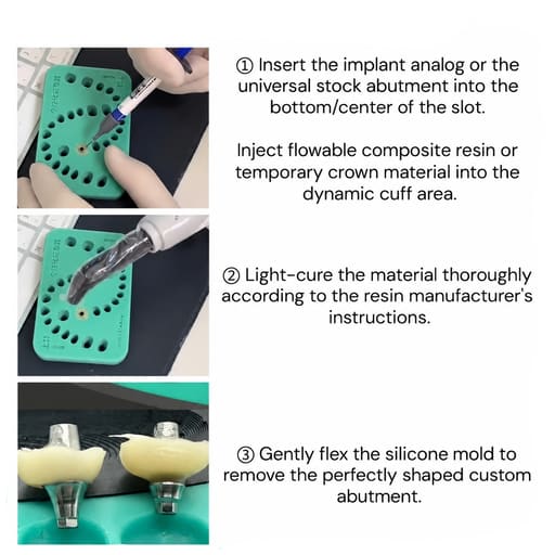 DentalPlant Silicone Gingival Cuff Former