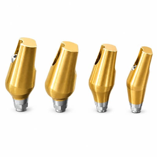 Dentaltech 15° Angular Abutments - Dentium Superline / Dio/ Megagen / Dentis/ CoWellMedi Implant Compatible