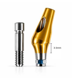 Dentaltech 25° Angular Abutment ?5.5mm X G/H3.5mm - Dentium Superline / Dio/ Megagen / Dentis/ CoWellMedi Implant Compatible