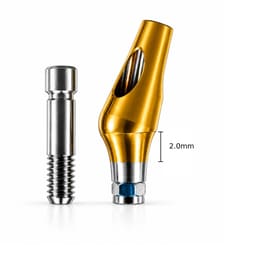 Dentaltech 25° Angular Abutments - Dentium Superline / Dio/ Megagen / Dentis/ CoWellMedi Implant Compatible - 6