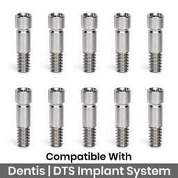 Dentaltech Abutment Screw - Dentis | DTS Implant Compatible (Pack of 10) - 2