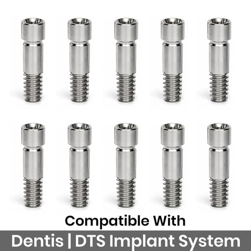 Dentaltech Abutment Screw - Dentis | DTS Implant Compatible (Pack of 10)