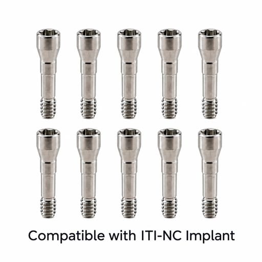 Dentaltech Abutment Screw - ITI-NC Implant Compatible (Pack of 10)