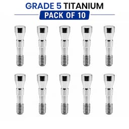 Dentaltech Abutment Screw - ITI-RC Implant Compatible (Pack of 10) - 1